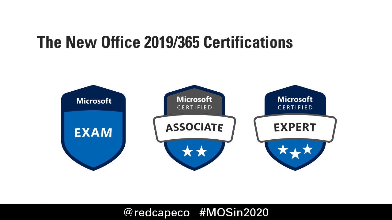 Microsoft Office Specialist Certification RedCape