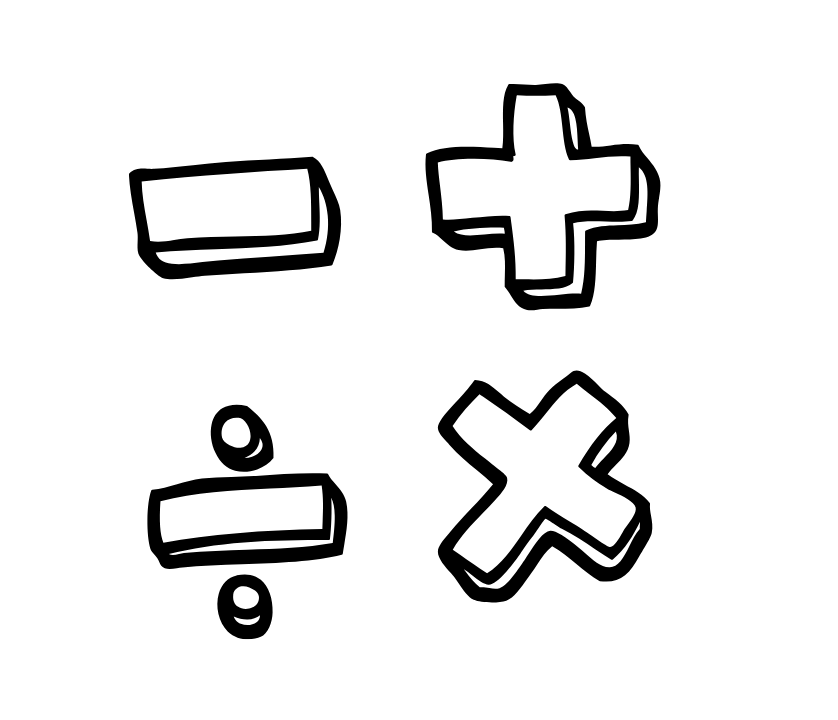 Previous attendees report saving 70+ hours in formatting deliverables (2) Sketch graphic with a minus sign, plus sign, division, and multiplication